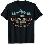 Vintage Beer Breweries are Calling and I Must Go Craft Beer T-Shirt