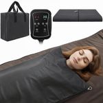 DWALE Far Infrared Sauna Blanket 71"x36",Sauna Blanket for Detoxification Infrared Saunas for Home,20-60 Minutes Timer77–185 °F Temp Range for Exercise Recovery, Detoxification