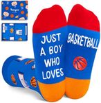 HAPPYPOP Best Gifts For Basketball Players Lovers, Basketball Gifts For Boys Who Love Basketball, Boys Kids Basketball Socks