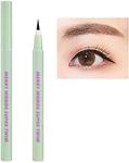 Merry Monde Multicolor Super Slim Long Lasting Eyeliner Vegan Easy Ultra-Fine Felt Tip Pen Liquid Korean K Beauty Waterproof Mechanical Eye Liner Makeup (Vivid Black)