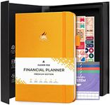 Clever Fox Budget Planner Premium Edition – Expense Tracker Notebook + 5 Cash Envelopes, Budget Planner Organizer; Budget Book & Journal to Control Your Money, Undated; A5 Hardcover – Amber Yellow