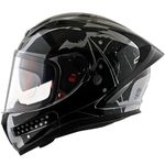 Axor Street Dc Batman ISI ECE and DOT Certified Full Face Helmet Anthracite Black, Size:M(57-58 cm)