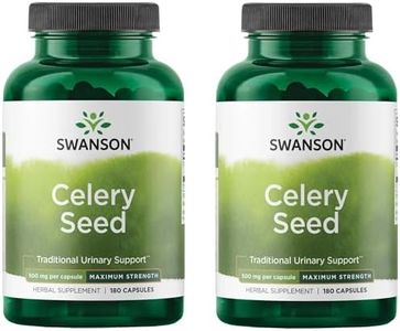 Swanson - Celery Seed Maximum Strength - Antioxidant Support (500 mg 180 Capsules) (2 Pack)