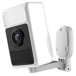 SJCAM S1 2K/15fps Home Camera | IP65 Waterproof | Super Night Version | Infrared Sensor | 143° Thermoinduction Angel | Wireless Installation | Security Camera | White