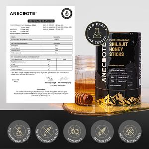 Anecdote Himalayan Shilajit Honey Sticks – Natural Energy Supplement