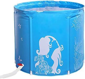 Portable Bathtub, Folding Spa Bathtub for Adults, 31 inches Freestanding Soaking Tub Non-Inflatable Ice Bathtub