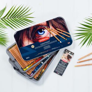 Derwent Lightfast Colored Pencils, 100-Tin Set – Professional Quality