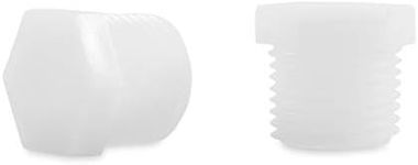 Camco 11630 Water Heater Drain Plug - Pack of 2,1/2 Inch, White