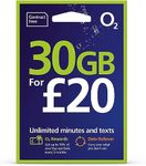 O2 Mobile 4G ready PAYG ( 500 minutes 500 texts, 6 GB data ) - Trio/Multi Sim - Fits all device