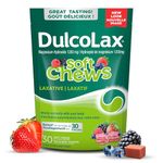 Dulcolax Soft Chews, Mixed Berry, Dependable and Gentle, Laxatives for Fast Occasional Constipation Relief, Vegan, Stimulant-Free, Gluten-Free, For Adults & Kids Ages 12 and Over, 30 Count
