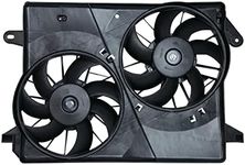 TYC 621160 Chrysler/Dodge Replacement Radiator/Condenser Cooling Fan Assembly