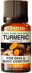 Kukka Turmeric Oil for Skin - 100% Natural Aromatherapy Turmeric Essential Oil for Diffuser - Turmeric Oil for Face, Hair, Aromatherapy, Bath Bombs, Soaps & Candles - Turmeric Oil for Body (10ml)