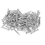 OMOTOOL Brick Steel Nails Assortment Kit (100 pcs), Galvanized Concrete Wall Nail for Hanging Pictures and Woodworking, Suit for Drywall and Pine (2CM)