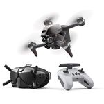 DJI FPV Combo - First-Person View Drone UAV Quadcopter with 4K Camera, S Flight Mode, Super-Wide 150° FOV, HD Low-Latency Transmission, Emergency Brake and Hover, Gray