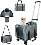 Pet Carrier with Wheels Up to 33 lb