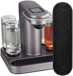 Kitwanda Bar Mat for Bartesian Premium Cocktail and Margarita Machine,Designed for Bartesian 55300, Black