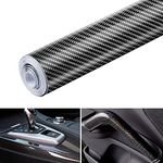 KAHEIGN 30CM x 300CM Carbon Fibre Vinyl Wrap, 6D High Gloss Vinyl Wrap Bubble Free Waterproof Adhesive Vinyl Film with 3D Texture for Cars Motorcycles Computer Desk Tool Box Decoration