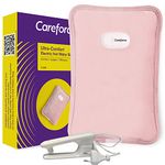 Careforce Electric Hot Water Bag for Pain Relief Electric Heating Pad For Period Cramps Premium Electric Hot Bags for Pain Relief in Shoulder, Back, Neck Electric Heating Bag for pain relief -Pink