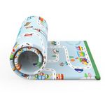 Baby Play Mat, 127x127cm Thick Padded XPE Mat for Babies and Toddlers, Foam Playmat, Waterproof Carlwing Mat, Playard for Kids Play Yard Indoor & Outdoor Activity Center, Large Infant Playmat