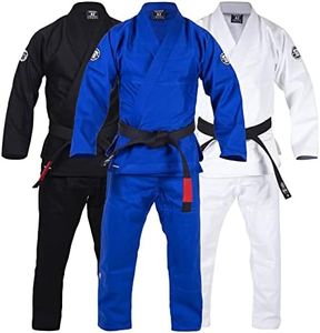 Tatami Fightwear Initial BJJ Gi | Brazilian Jiu Jitsu Gi Kimono for Men Includes Pants - IBJJF Compliant, Training & Competitions, Worn by Pros, Designed by Experts, Blue, A2