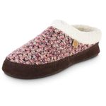 Acorn Women's Indoor Outdoor Jam Mule Slipper, Large (8-9), Raspberry