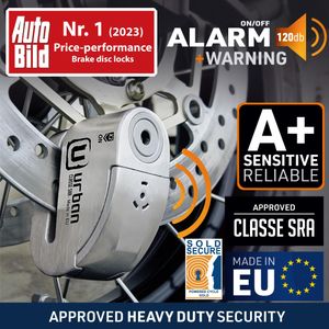 URBAN UR14S Motorcycle Disc Lock – Heavy Duty Anti-Theft Security