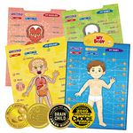 BEST LEARNING i-Poster My Body - Educational Anatomy Talking Toy to Learn Body Parts, Organs, Muscles and Bones - The Perfect Educational Birthday Gift for Boys and Girls