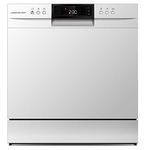 Cookology 8 Place Setting XL Mini Table Top Dishwasher (White)