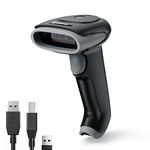 Eyoyo 2D Wireless Barcode Scanner,[2.4G Wireless&Bluetooth&USB Connection],Ergonomics Handheld Barcode Scanner Reader, Automatic Fast Accruate Scanning 2D 1D QR Code,Compatible with iphone,ipad,laptop