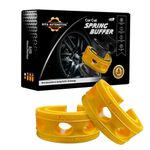 Hiya Automotive Car Coil Spring Buffer Used For MARUTI Wagon R REAR- 2PCs Heavy Duty Material Yellow Kit Increasing Car Hight, Suspension Accessories | Car Buffer