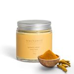 Tvachamrit Turmeric Ubtan with Kashmiri Saffron | Skin-Brightening & Anti-Tan Face Pack | Radiant & Glowing Skin | Bridal Haldi Ubtan | 100% Natural | Suitable for Kids & All Skin Types | 75g