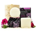 VIORI Terrace Garden Shampoo Bar, Conditioner Bar, and Bamboo Holder Set (Includes Bamboo) - Handcrafted with Longsheng Rice Water & Natural Ingredients - Sulfate-free, Paraben-free, 100% Vegan