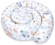 Totsy Baby Side Sleeper Pillow, Bed Snake, Body Pillow, Long Bed Roll, Neck Roll Pillow, 150 cm, Cotton, Owls