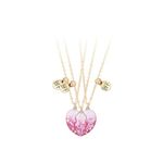 Lux Accessories Friend Heart Necklace Golds