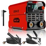 Mini Stick/Lift TIG Welder：DEKO 135Amp 220V MMA Portable ARC Welding Machine Kit, IGBT Digital Display LCD, Hot Start, Arc Force, Anti-Stick