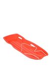 Heavy Duty Colour Large Adults Kids Children Snow Sledges Toboggan Sledge Rope Sled Play Snow Ice (Red, Large - 120cm)