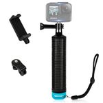 ShipeeKin Swimmer Hand Grip Underwater Hand Stick for Action Camera Monopod Float Handler Diving Stick Replacement Part for Gopro Hero Series, SJCAM and Mobile Phones with Flash etc.