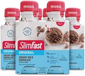 SlimFast Meal Replacement Shake, Original Creamy Milk Chocolate, 10g of Ready to Drink Protein, 11 Fl. Oz Bottle, 4 Count (Pack of 3) (Packaging May Vary)