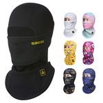 SAITAG Balaclava Ski Mask Kids Winter Balaclava Full Face Cover for Ski Snowball Fight and Other Outdoor Sports Children Masks