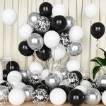 Eitolo Black and Silver Balloons, 5