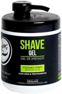 Rolda Refreshing Shave Gel For Sensitive Skin - Clear Non-Foaming Shaving Gel for Men With Aloe Vera, Pro-Vitamin B5 (17.63oz | 500g)