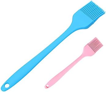 Pastry-Brush Basting-Brush for Cooking-Brush Silicone-Brush-Cooking Silicone-Basting-Brush - Food-Brush Large & Small (Set of2)