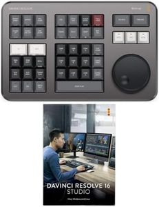 Blackmagic Design Davinci Resolve Speed Editor Bundle with Davinci Resolve 17 Studio (Activation Card) (2 Items)