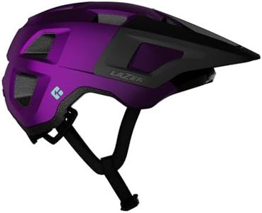 LAZER Finch KinetiCore Kids Bike Helmet, Girls and Boys Toddler Bicycle Helmet for Ages 5 and Over, Adjustable Fit from 50-56 cm, Matte Metallic Purple Black, One Size