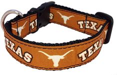 Collegiate Dog Collar (Medium, Texas Longhorns)