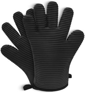 Stripes Gloves - Black