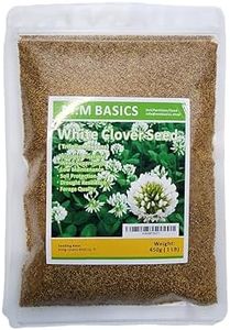 1 LB - Dutch Lawn White Clover Seed - Organic White Clover Seeds for Lawn Canada (450 Grams)
