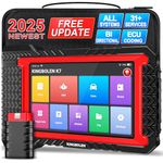 KINGBOLEN K7 OBD2 Scanner Bluetooth 2025 Bidirectional Scan Tool with Lifetime F.Ree Update(New Version), ECU Coding, 31+ Resets, Full System Car Diagnosis, FCA AutoAuth, Crankshaft Relearn