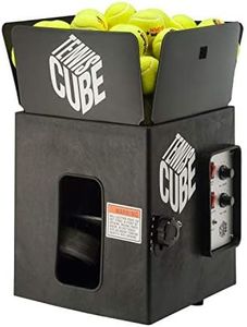 Tennis Cube with Oscillator. Made in USA by #1 Tennis Machine Company.