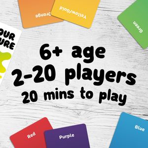 Colourbrain Junior Board Game – Family Trivia for Kids